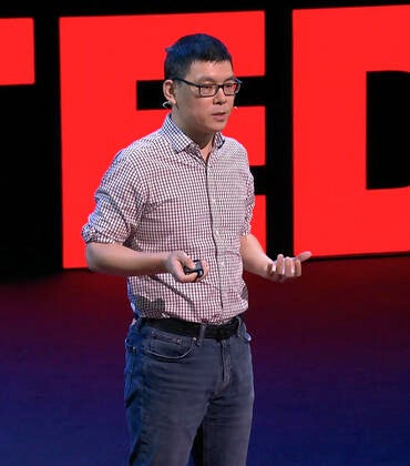 Shaolei Ren gives his TED talk