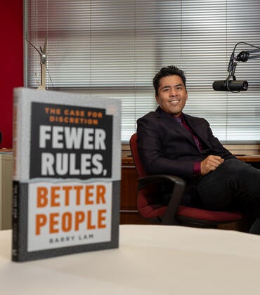 Barry Lam and his book "Fewer Rules; Better People"