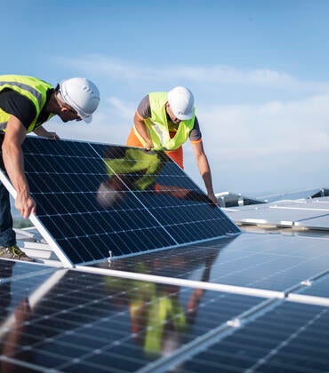 solar panel installation