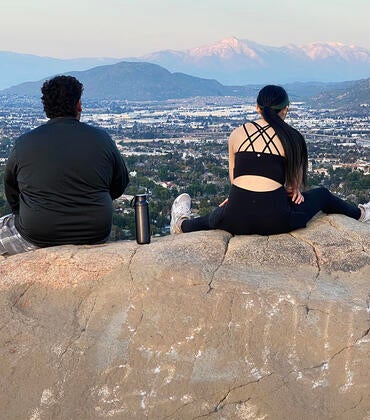 A view of the Inland Empire for the top of Mt Rubidoux