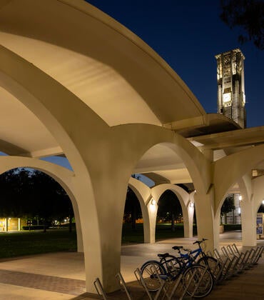 UC Riverside Rivera Library arches