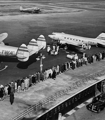 TWA aircraft in 1949