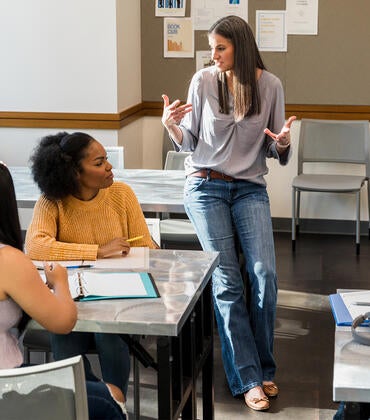 classroom discussion (stock photo)