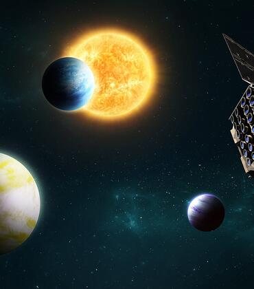 PLATO mission artist rendering