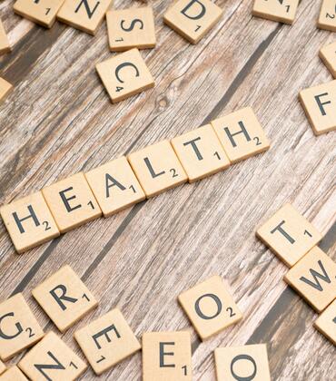 Health spelled out