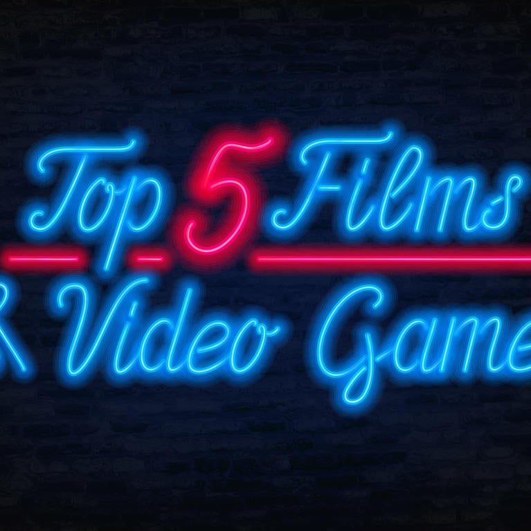 Top 5 films and video games image