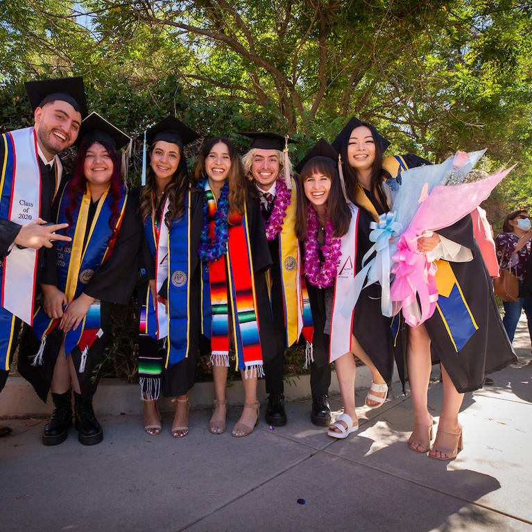 Class of 2020 and 2021 graduates on Saturday, June 12, 2021. (UCR/Stan Lim)