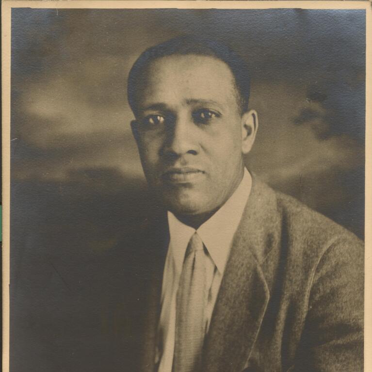KD Ganaway, Untitled self-portrait, 1929. Courtesy of the Library of Congress, Manuscript Division, William Harmon boxes