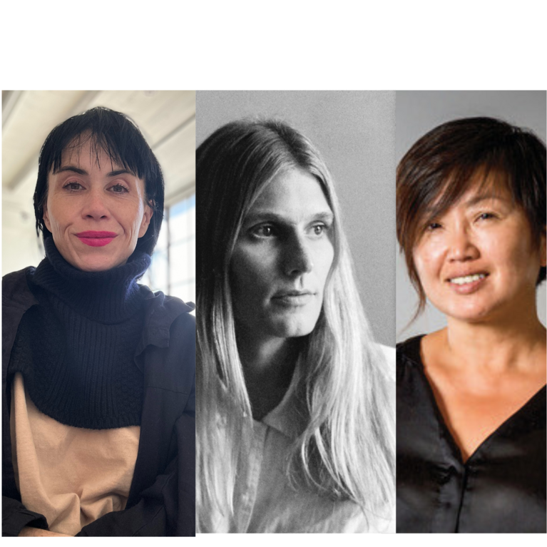 UC Riverside's 2024 Guggenheim fellows (L-R): Anna Betbeze, Jos Charles, and Won Ju Lim. (UCR)
