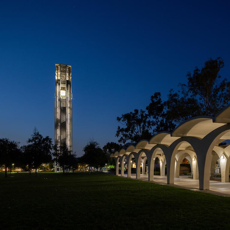 Bell tower and Rivera arches