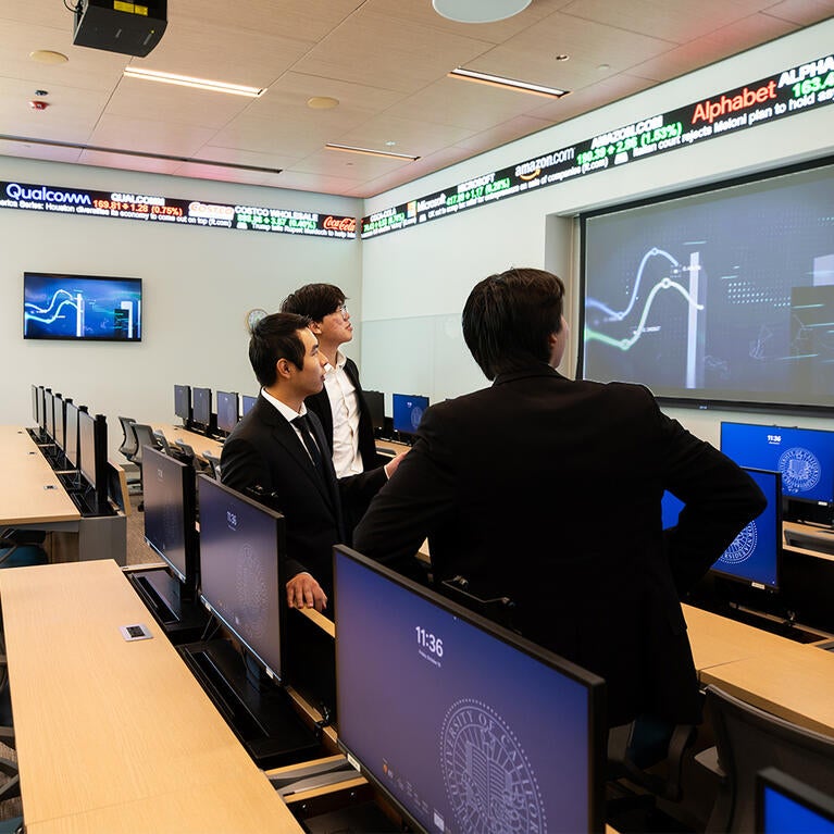 Business school classroom