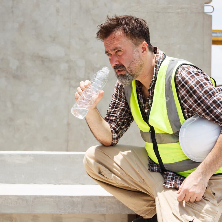 overheating worker