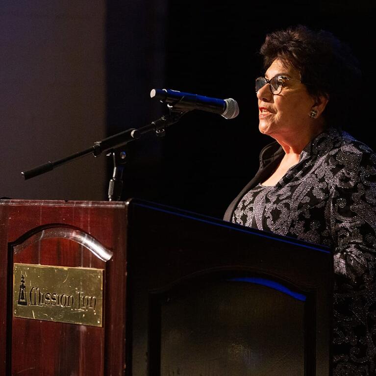 Ofelia Yeager at UCR Alumni Awards