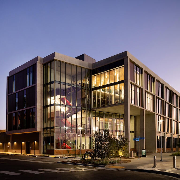 exterior of UTLF building
