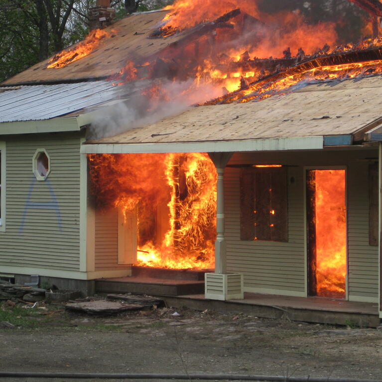 House on fire