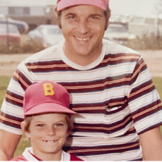 David Betts and his late father, Warren R. Betts. (Photo courtesy of David Betts)