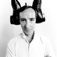 Fred Strickler with shoes