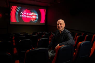 Nikolay in the theater