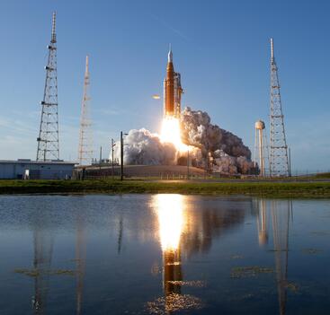 Artemis II spacecraft launch