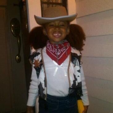 Jessica Lowe as a child
