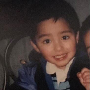 Luis Diaz as a child