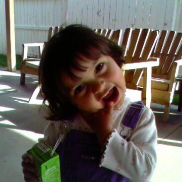 Yazmin Ramirez as a child