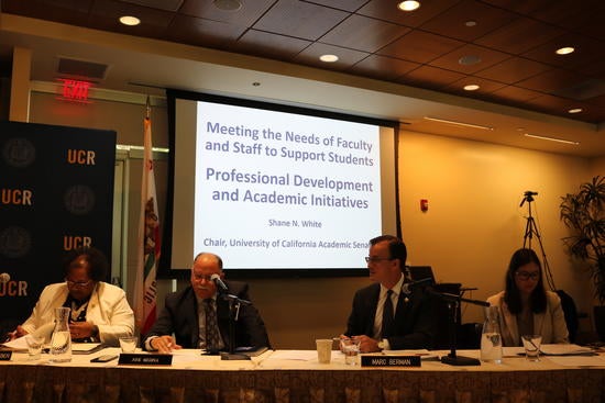 Assemblymembers Shirley Weber (D-San Diego), Jose Medina (D-Riverside), and Marc Berman (D-Palo Alto). 