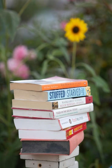 Fence Library 4 A selection of books from the fence library.