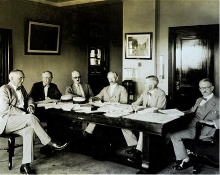 The signing of Colorado River Compact in 1922.