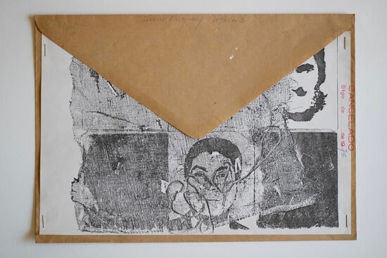 Art by Virginia Errázuriz as part of the Transgresoras exhibition