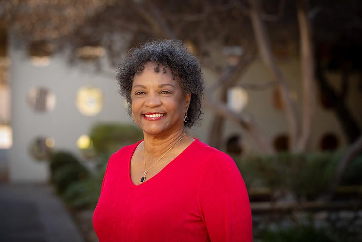Jacqueline “Jackie” Reese McDougal ’74, former regional coordinator for UCR’s Early Academic Outreach. (UCR/Stan Lim)
