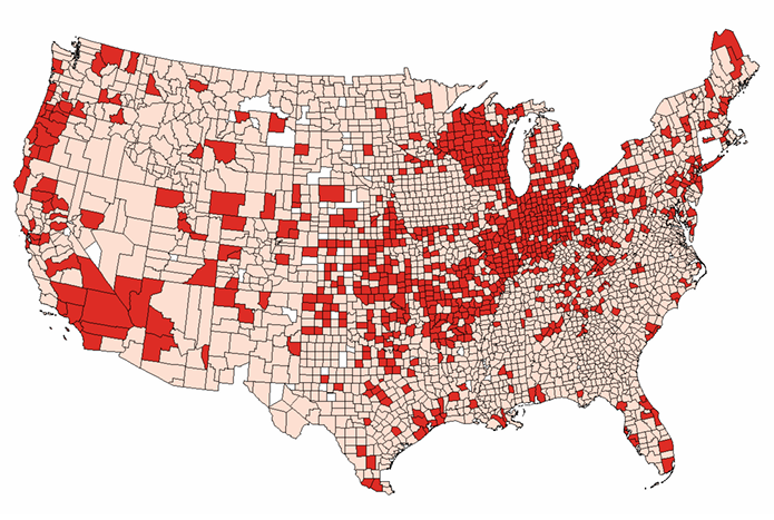 sundown towns map 2