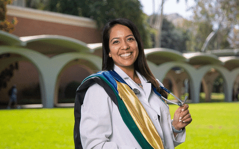 Arpita Gupta, 26, a School of Medicine graduate in emergency medicine. (UCR/Stan Lim)