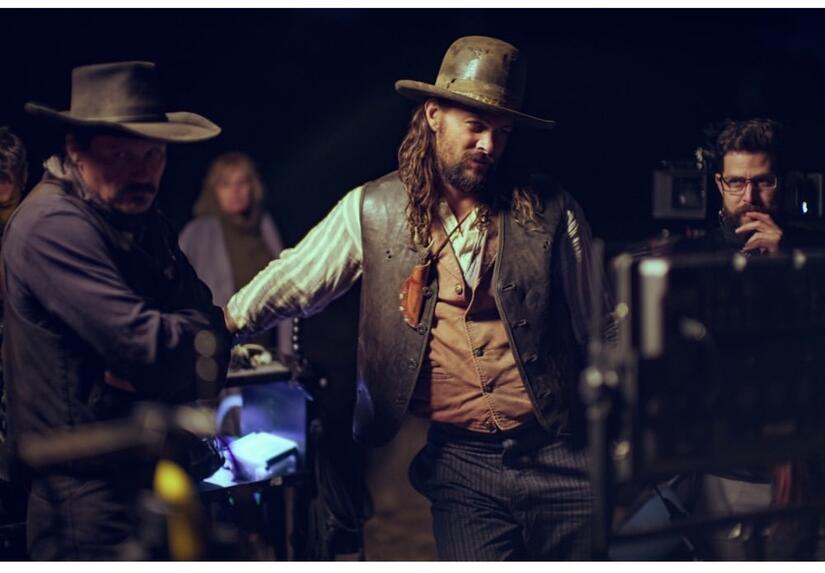 Jason Momoa as Big Jim in the film, The Last Manhunt. (Photo courtesy of Jason Momoa's Instagram)