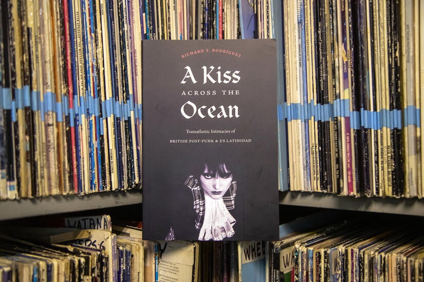  Richard T. Rodríguez is the author of “A Kiss Across the Ocean: Transatlantic Intimacies of British Post-Punk & US Latinidad,” published by Duke University Press. (UCR/Stan Lim)