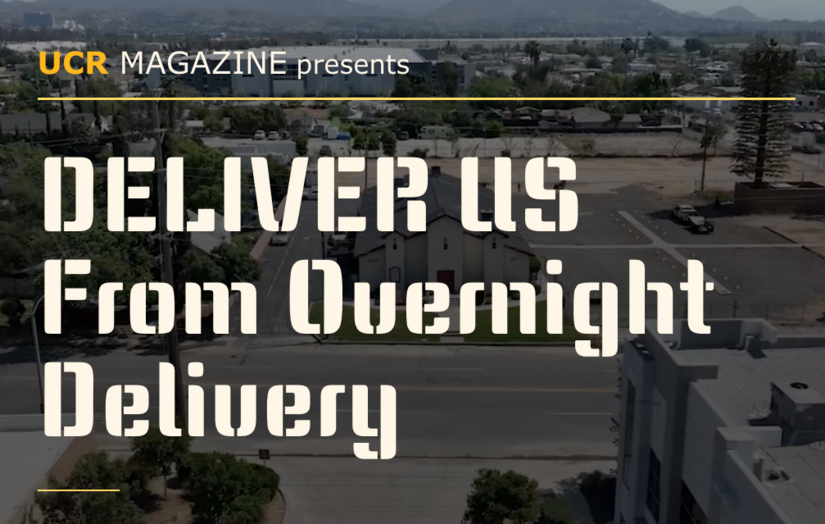 Header for UCR Magazine presents story