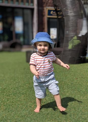 John Franchak's son walking John Franchak's son walking