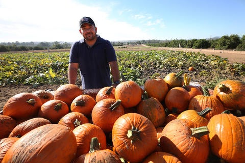 Richard Zapien, R’Garden manager. (UCR/Stan Lim)