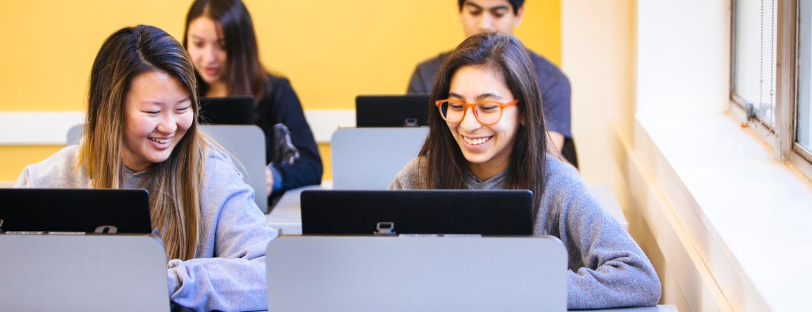 women coding