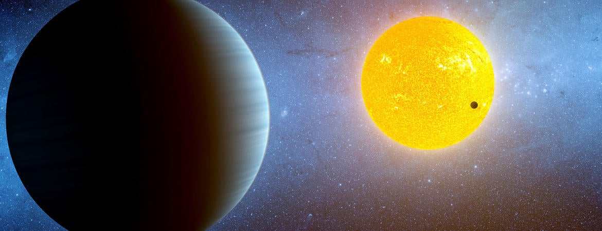 exoplanet and star