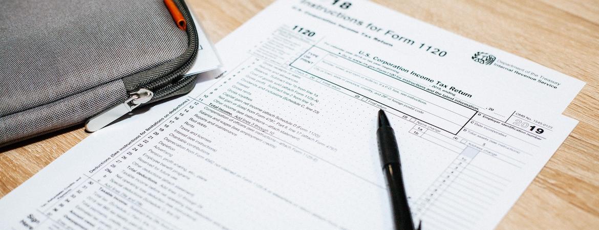 An IRS tax form