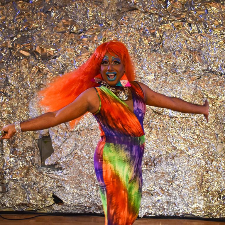 South Asian drag queen LaWhore Vagistan. Photo by Al Evangelista