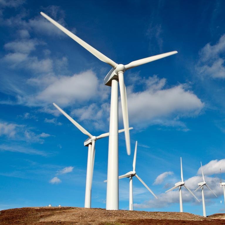 Wind turbines for producing electricity
