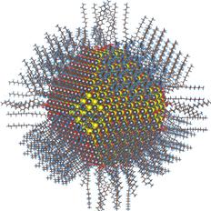 nanoparticle of lead sulfide