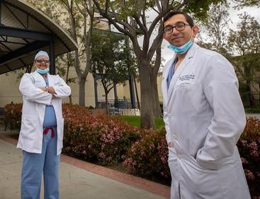 Extension, doctors Garvin Patel, right, and Calvin Patel