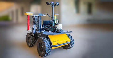 robot agrícola Modelo base para un robot agrícola que recolectará hojas y las analizará en busca de humedad para determinar cuándo regar