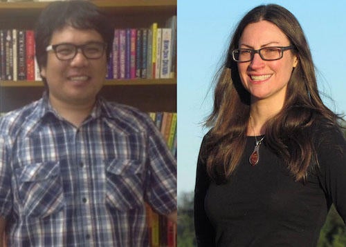Dohyup Kim (left) and Allison Hansen. Dohyup Kim (left) and Allison Hansen.