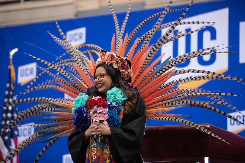 Itztlixochitl Arteaga, 22, received her B.A. in dance and a minor in education on Monday, June 14, 2021. 