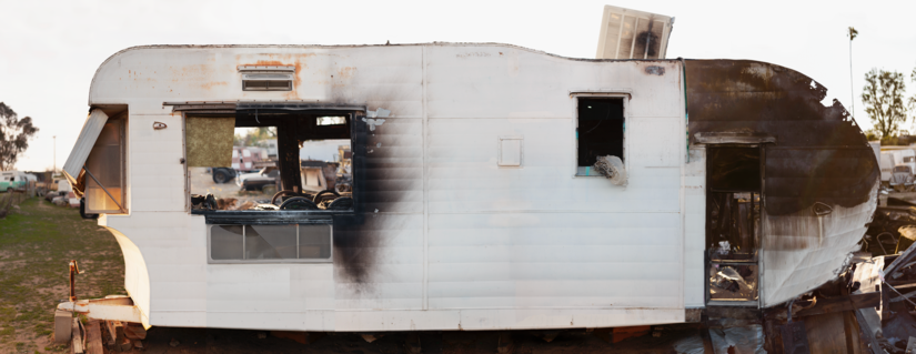 UCR ARTS NEA scholarship Christine Fernandez, "American trailer," 2018. Photo courtesy of the artist and Luisotti Gallery, Los Angeles.